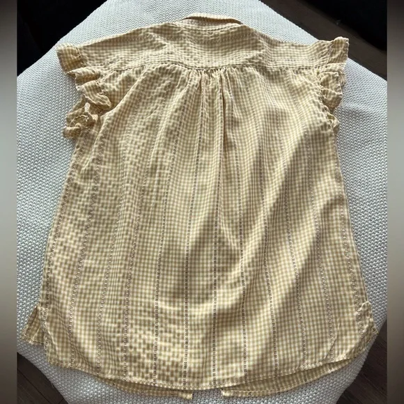 Max Studio Ruffled Button Down Shirt - Picture 7 of 9